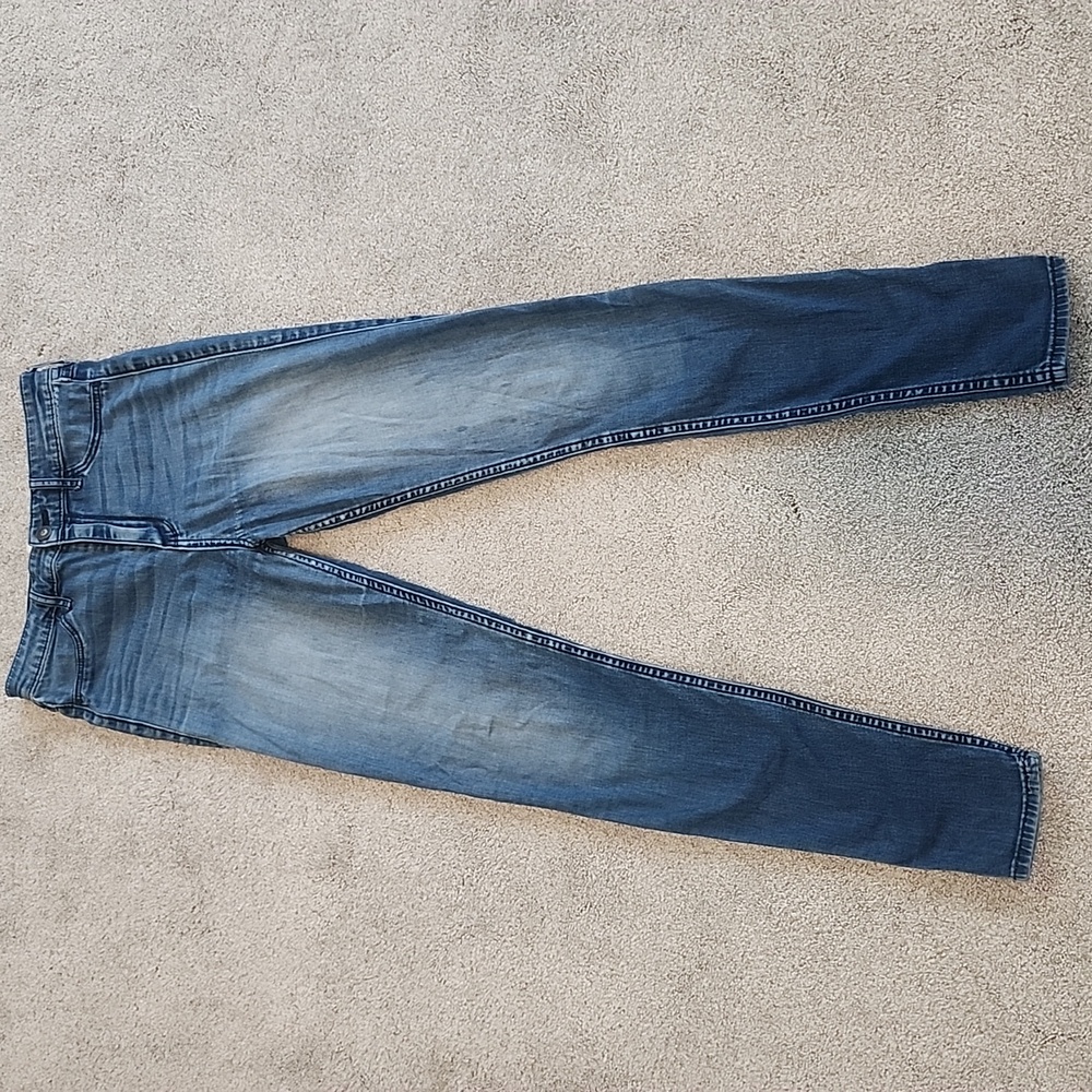 Hollister Women's Skinny Jeans in Blue